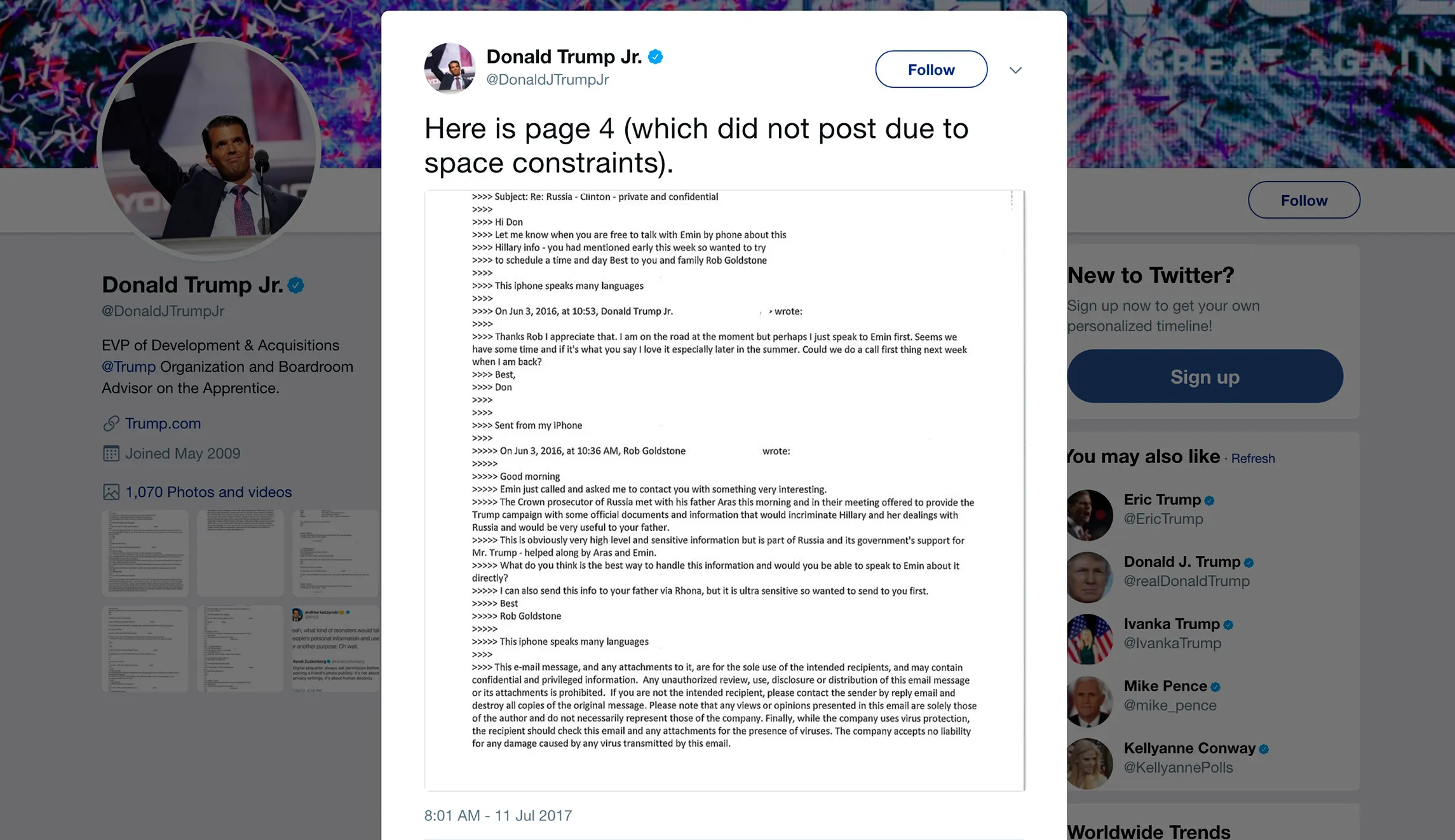 Rep. Grace Meng seeks FEC investigation after Donald Trump Jr. emails