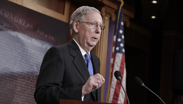 Mitch McConnell: Senate will pass stopgap funding bill to avoid shutdown
