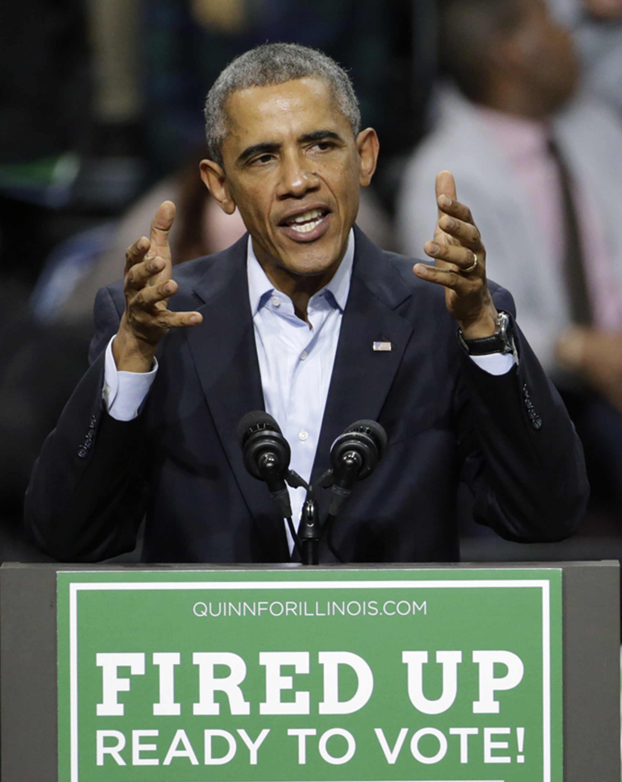 Obama urges Quinn supporters to vote early