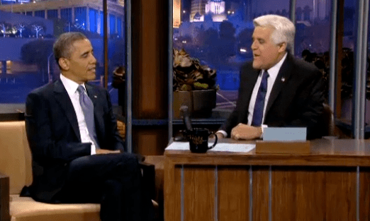Jay Leno thanks Obama for helping his shop workers get health care