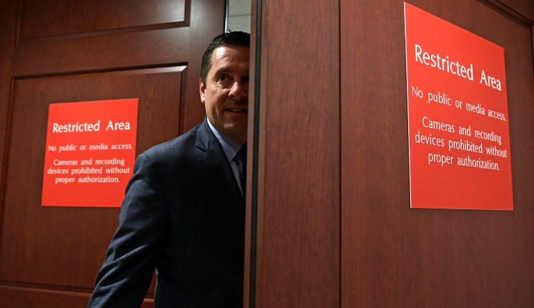 The House Intelligence Committee released its controversial four-page classified memo Friday, which was spearheaded by Chairman Devin Nunes, R-Calif. (AP Photo/Susan Walsh)