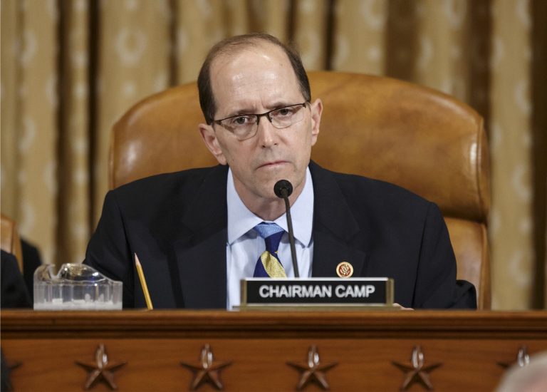 Rep. Camp is hoping to pass tax changes that would make the job easier for his successor as Ways and Means chairman. (AP/J. Scott Applewhite)