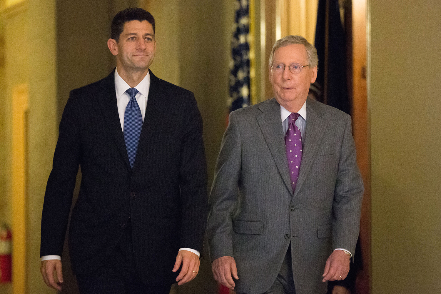 Once-wary GOP leaders toast President Trump