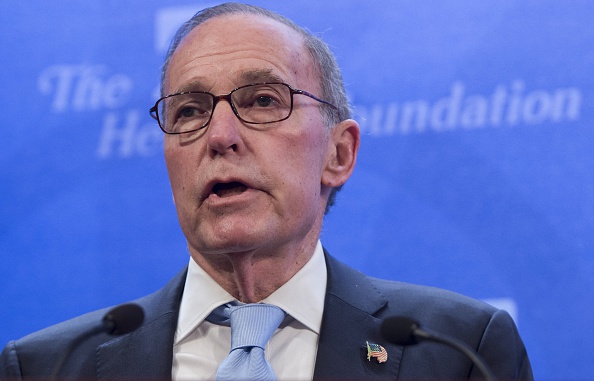 Larry Kudlow, a CNBC commentator, speaks about the economy during a panel discussion at the Heritage Foundation on December 18, 2014 in Washington, DC. (Photo credit should read SAUL LOEB/AFP/Getty Images)