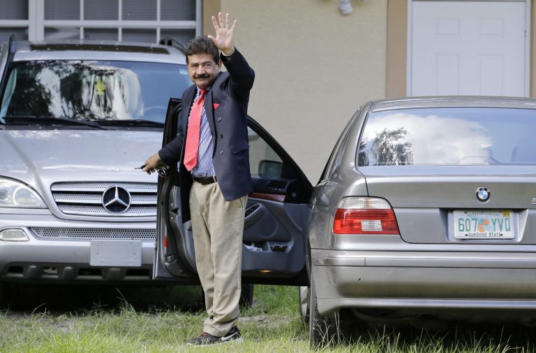 Father of Islamist mass murderer planning a festive Fourth of July barbecue. (AP Photo/Alan Diaz)