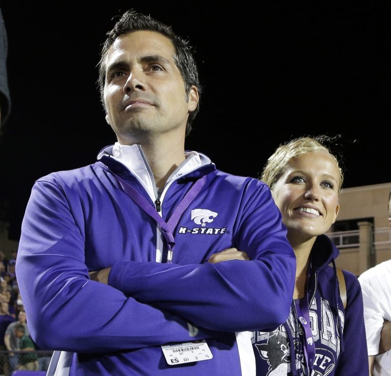 Independent Kansas U.S. Senate candidate Greg Orman ahas pulled ahead of incumbent Republican Sen. Pat Roberts in Kansas.Â (AP Photo/Charlie Riedel)