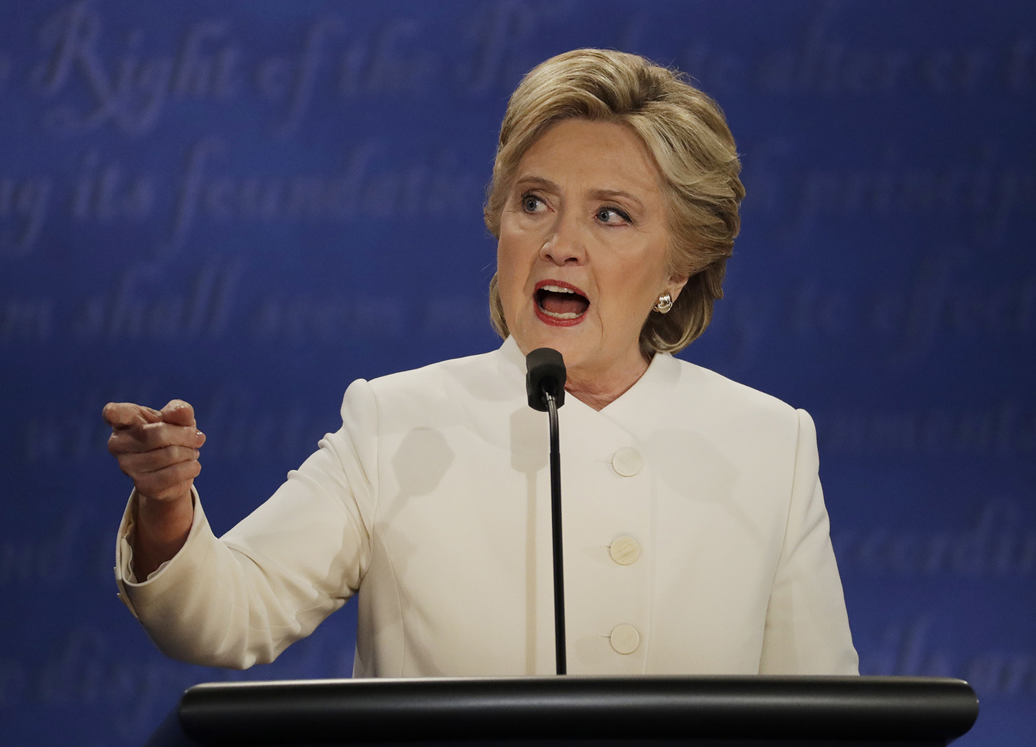 What does Clinton think Trump should have been doing during bin Laden raid?