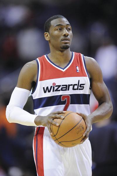 Nick Wass/AP
Washington Wizards point guard John Wall averaged 16.4 points and 8.3 assists a game during his rookie season last year.
