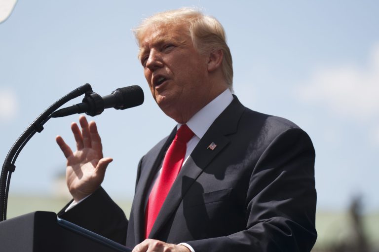 The Trump administration promised to impose new sanctions against Iran for other questionable activities, such as its ongoing ballistic missile testing. (AP Photo/Evan Vucci)