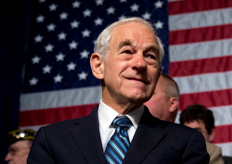 Former Texas Rep. Ron Paul has joined the choir of those who've said they will never support Donald Trump as the GOP nominee. (AP Photo/Carolyn Kaster)
