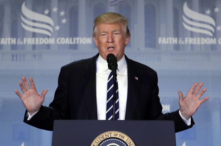President Trump said the American economy will harness energy in all forms, rejecting pressure to focus solely on so-called clean and green energy solutions. (AP Photo/Patrick Semansky)