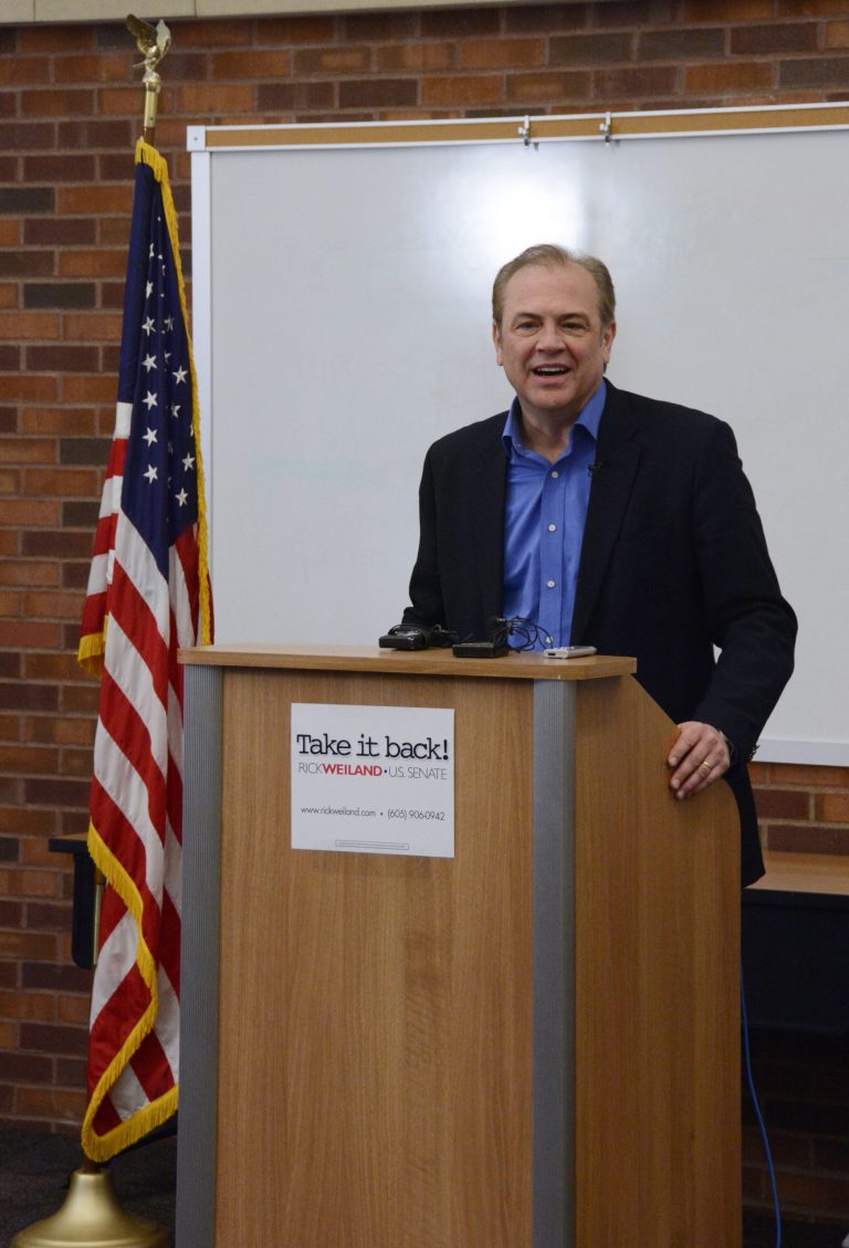 Senate candidate Rick Weiland said Tuesday that Medicare is so efficient and popular among the elderly that he wants to open it to all Americans. (AP Photo/Dirk Lammers)