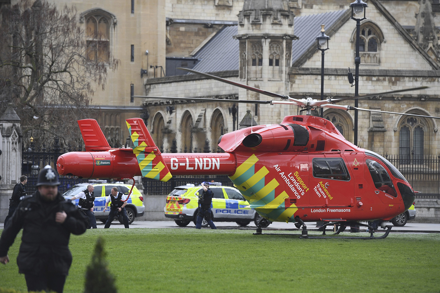 London: Multiple dead after car rampage, knife attack in suspected terrorist incident