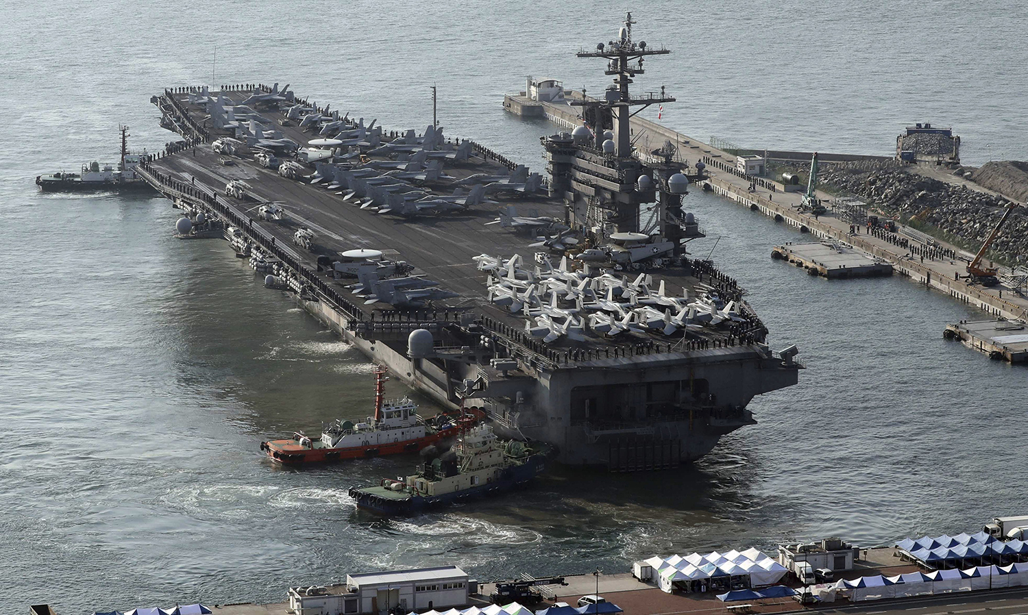 US sends aircraft carrier strike group toward Korean Peninsula