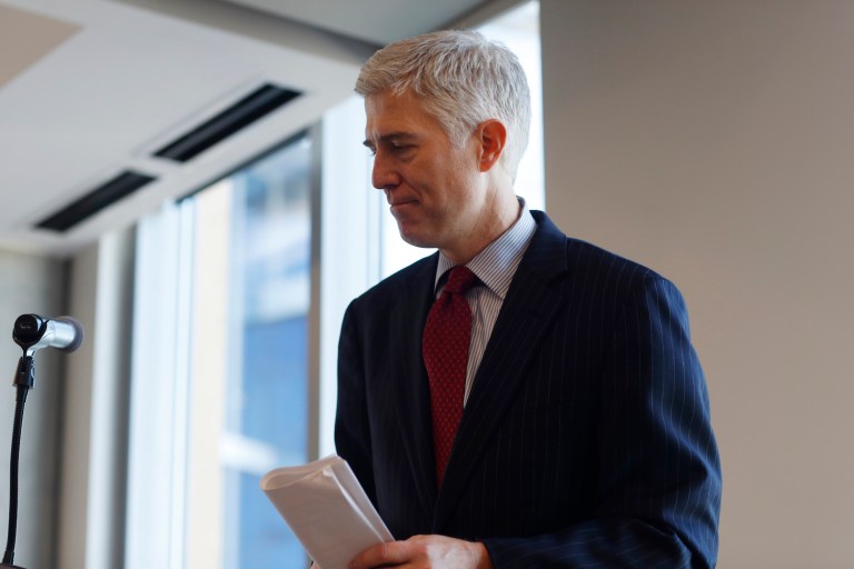 PredictIt gives Gorsuch a 49 percent chance of earning the Supreme Court nomination as of Tuesday morning. (AP Photo/David Zalubowski)