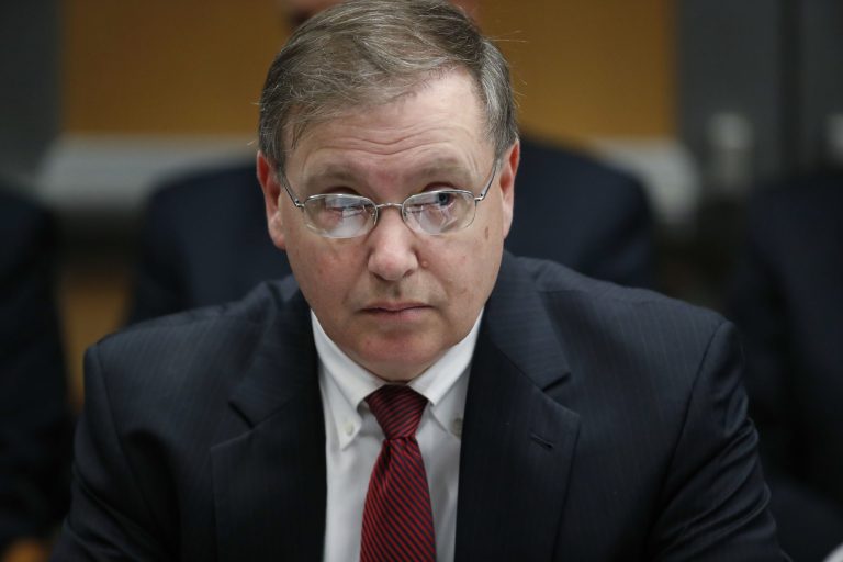 Drug Enforcement Administration acting head Chuck Rosenberg noted that the DEA takes its guidance on how to classify marijuana from the Food and Drug Administration and called for marijuana policy to be based on science. (AP Photo/Alex Brandon)