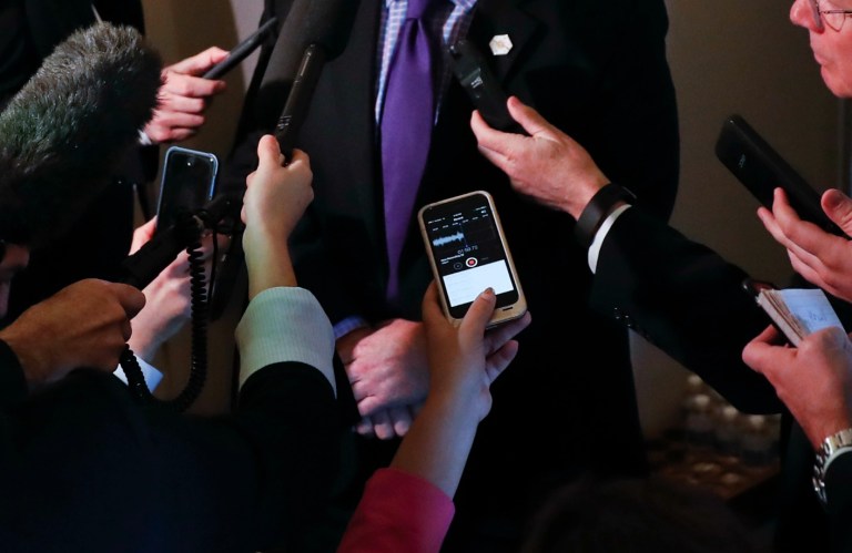 Republicans are following President Trump's lead by demanding investigations into recent damaging leaks. (AP Photo/Pablo Martinez Monsivais)
