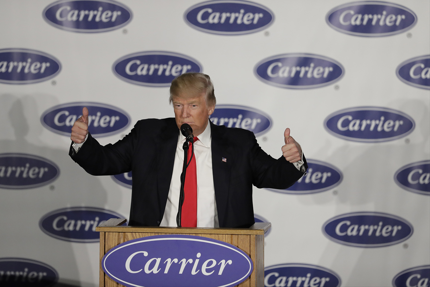 Trump keeps credit for Carrier, sidesteps blame for Rexnord