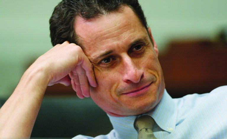 In an Oct. 28, 2009 file photo, then House Judiciary Committee member Rep. Anthony Weiner, D-N.Y., listens to testimony on Capitol Hill in Washington. Weiner on Friday July 13, 2012 filed disclosure reports with the New York City Campaign Finance Board that indicate he has approximately $4.5 million in the bank for a potential City Hall bid. (AP Photo/Charles Dharapak, File)