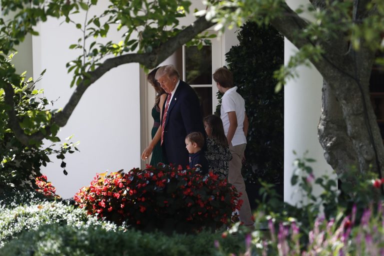 President Trump and first lady Melania Trump will spend the weekend at Camp David in Frederick County, Md., a White House official confirmed to the Washington Examiner on Friday. (AP Photo/Carolyn Kaster)