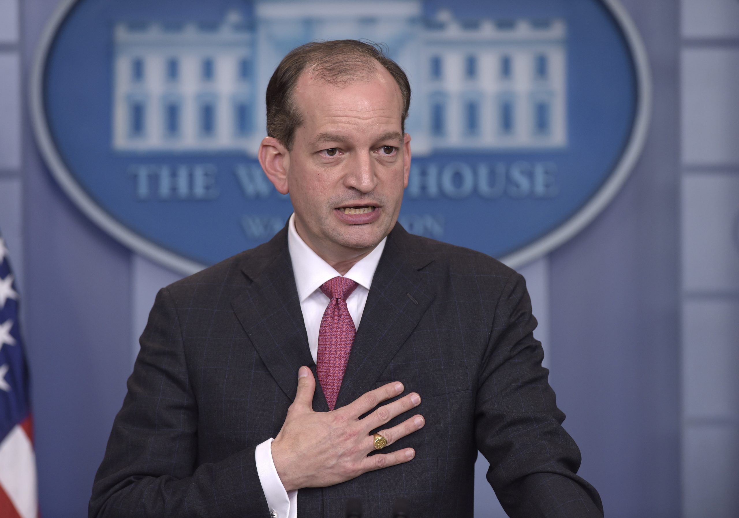 Labor Secretary Alexander Acosta calls for occupational licensing reform