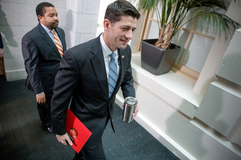 Ryan said he feels good because he thinks the bill is good policy, it has the backing of President Trump, and it delivers on the major campaign promise of repealing the Affordable Care Act. (AP Photo/J. Scott Applewhite)