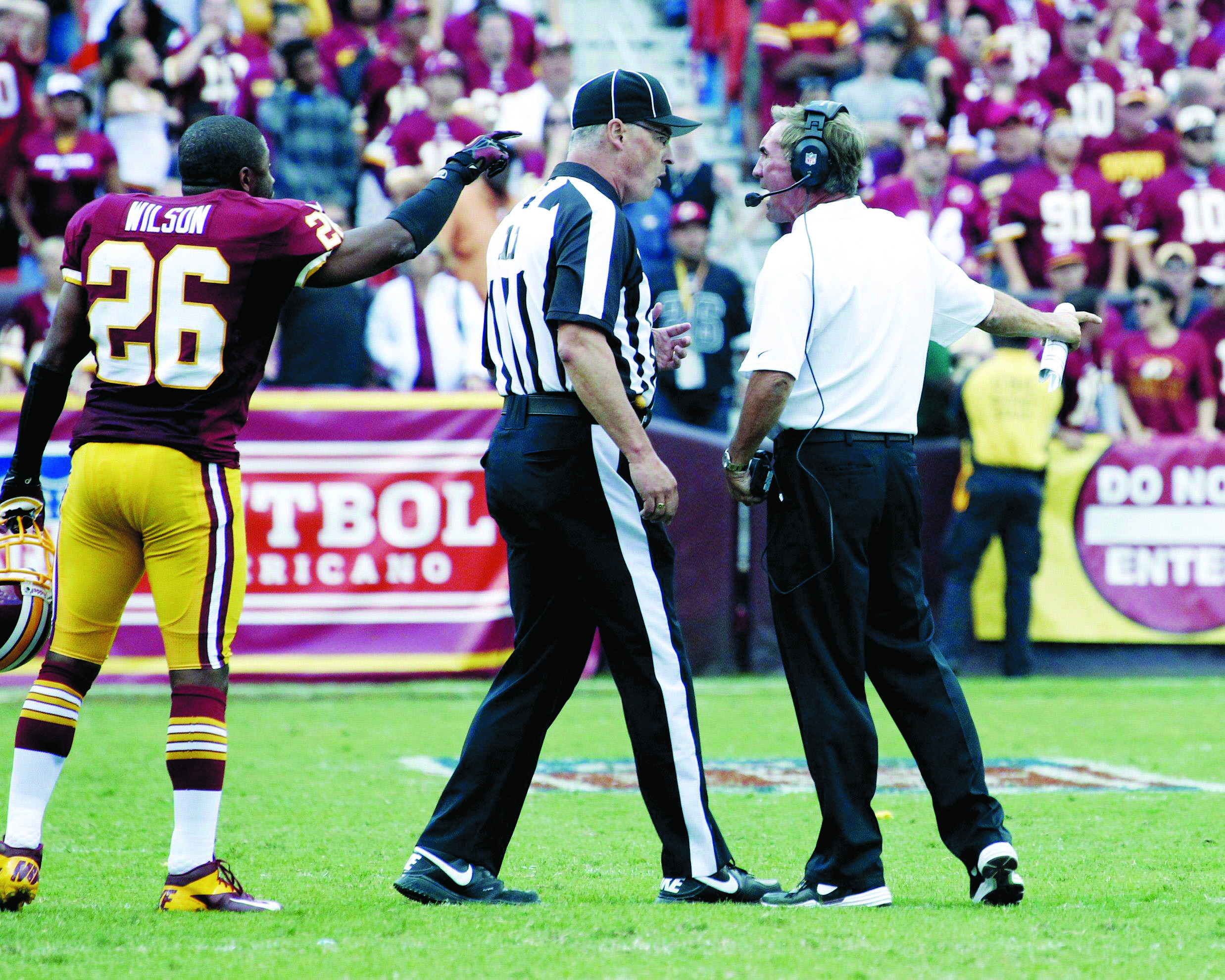 Redskins officially happy with return of regular referees