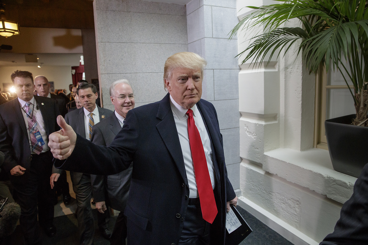 Where the speaker’s gavel failed, Republicans see Trump succeeding