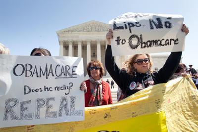 Health care protests start small, expected to grow