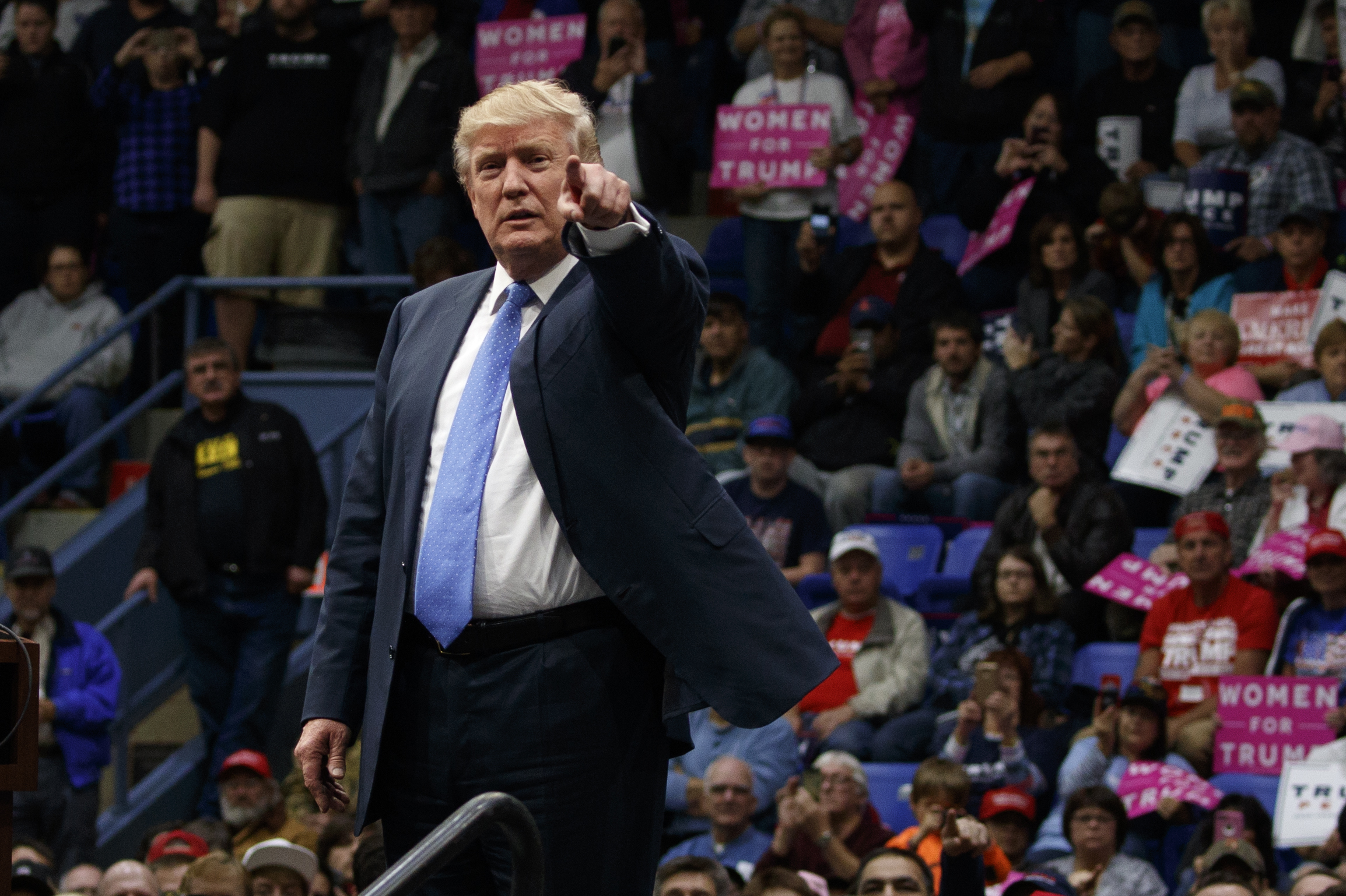 Trump promises to sue accusers after election
