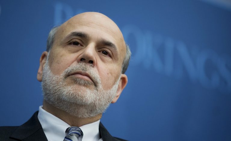 Beginning in late March, roughly two months after his Federal Reserve chairmanship ended, Ben Bernanke gave several high-priced private-dinner talks for major hedge-fund players and banks.. (AP Photo/Manuel Balce Ceneta)