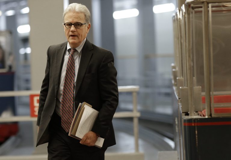 âÅWhy in the world does the federal government own 640 million acres of our land?âï¿½ the conservative Republican said on the Senate floor. (Getty images/Win McNamee)