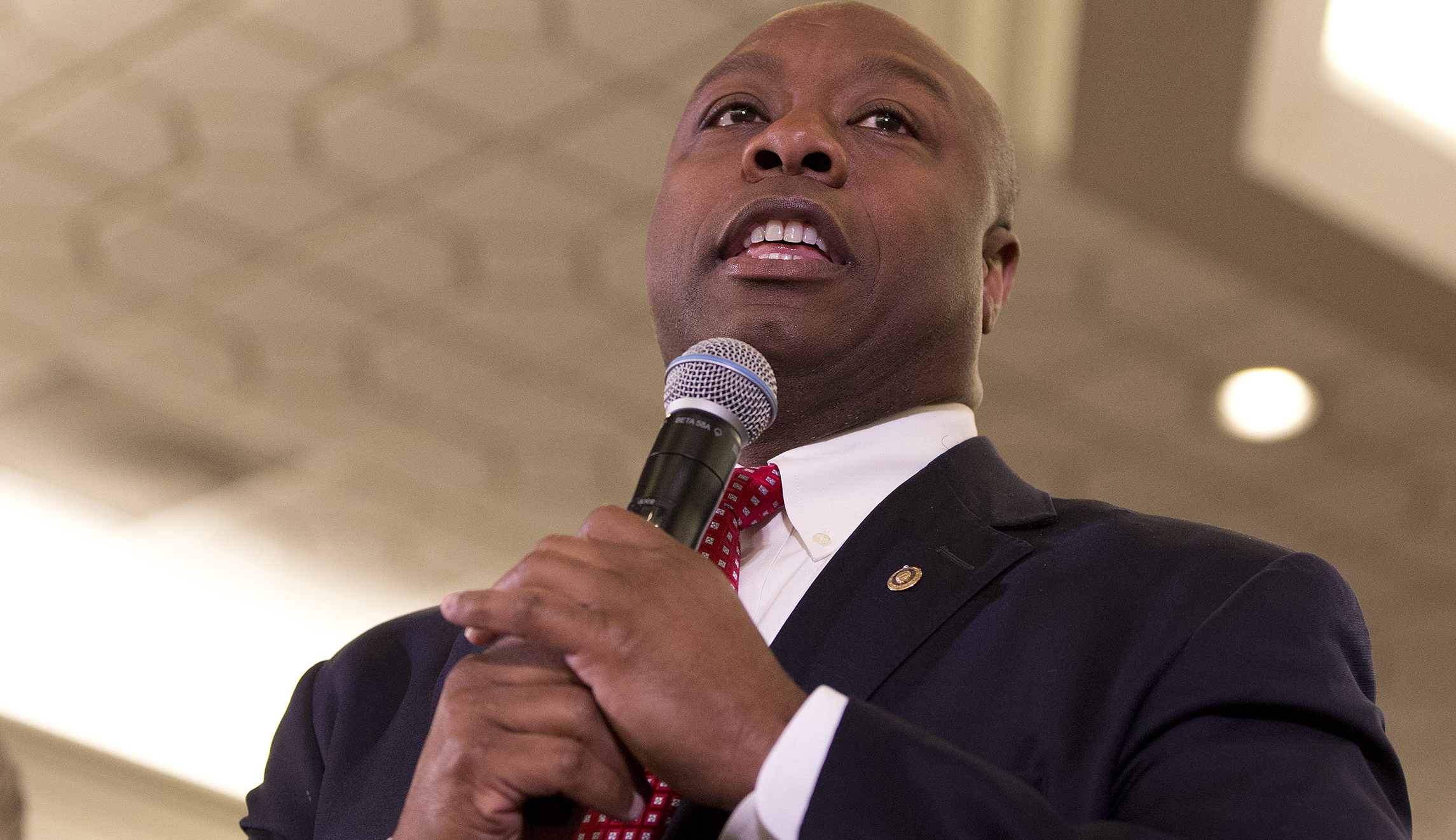 Tim Scott denies need for investigation into Trump harassment allegations