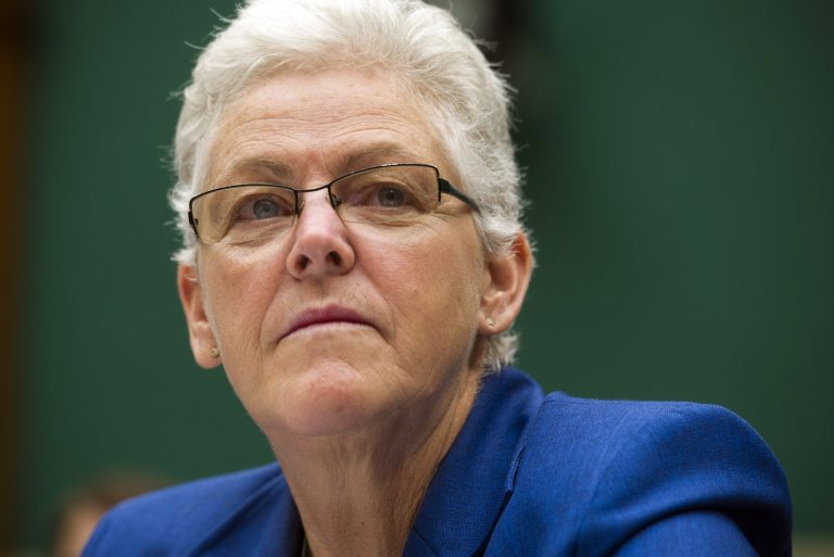 EPA Administrator Gina McCarthy outlined proposed rules that would require new coal plants to employ carbon-capture technology. (AP/Cliff Owen)