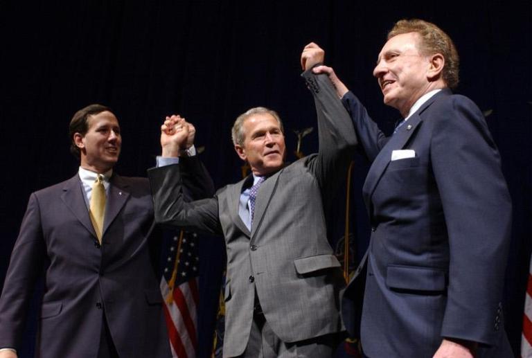 Carney: Romney uses Specter to spook Santorum’s supporters