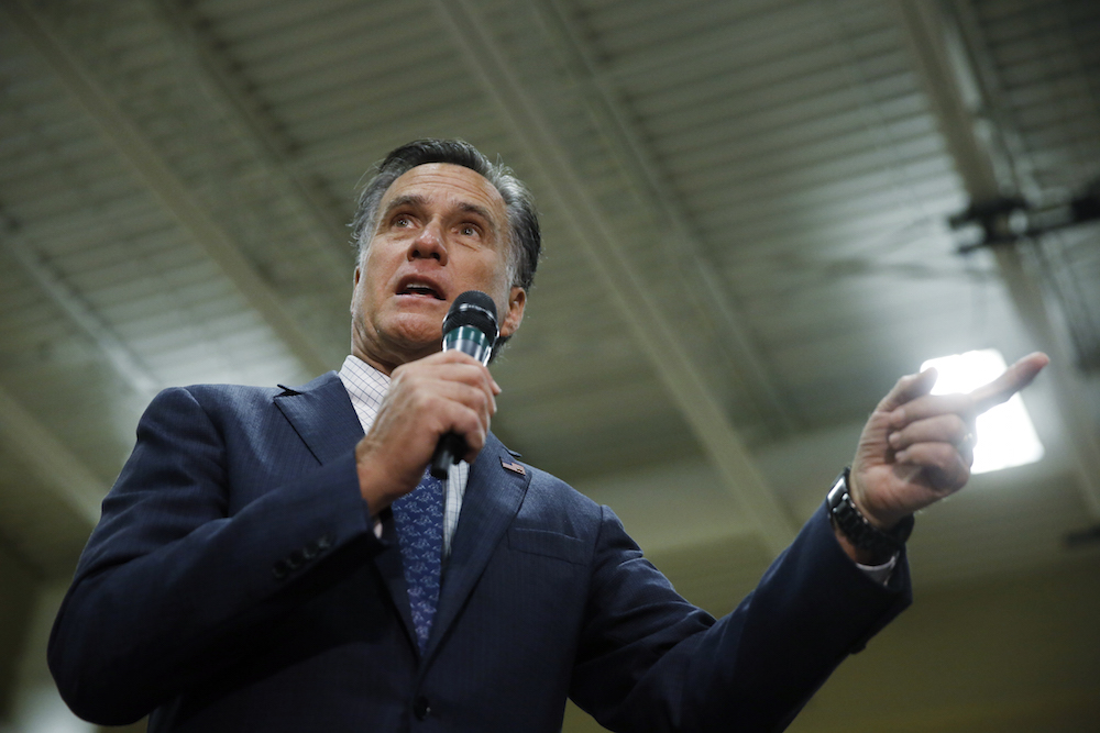 Romney: Trump’s foes killed each other instead of Trump