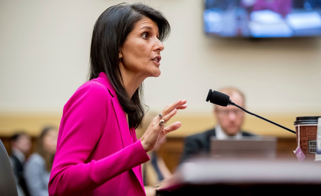 Nikki Haley mocked on Twitter for touting UN budget cuts