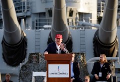 Trump returns Clinton’s ‘loose cannon’ grapeshot