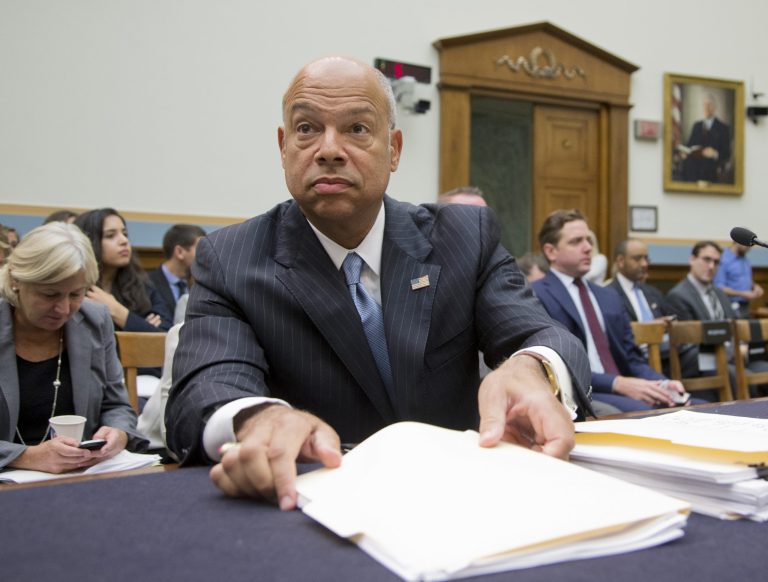 JehÂ Johnson told committee members thatÂ courts have ruled that the federal government can't force jurisdictions to play along. (AP Photo)Â 