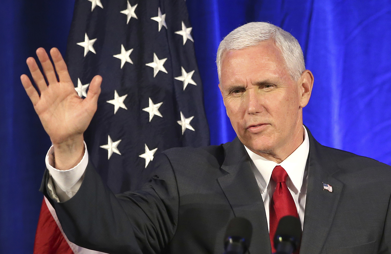 Pence cuts trip short to help Trump with spending bill, healthcare