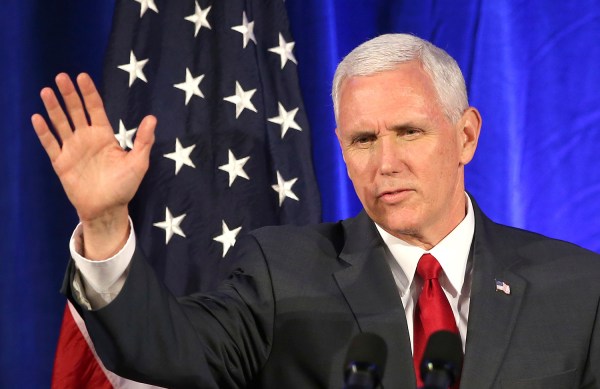 Pence cuts trip short to help Trump with spending bill, healthcare