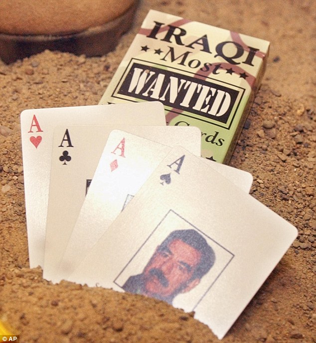 Iraq War 'most wanted' cards, signed by 37 'terrorists,' auctioned