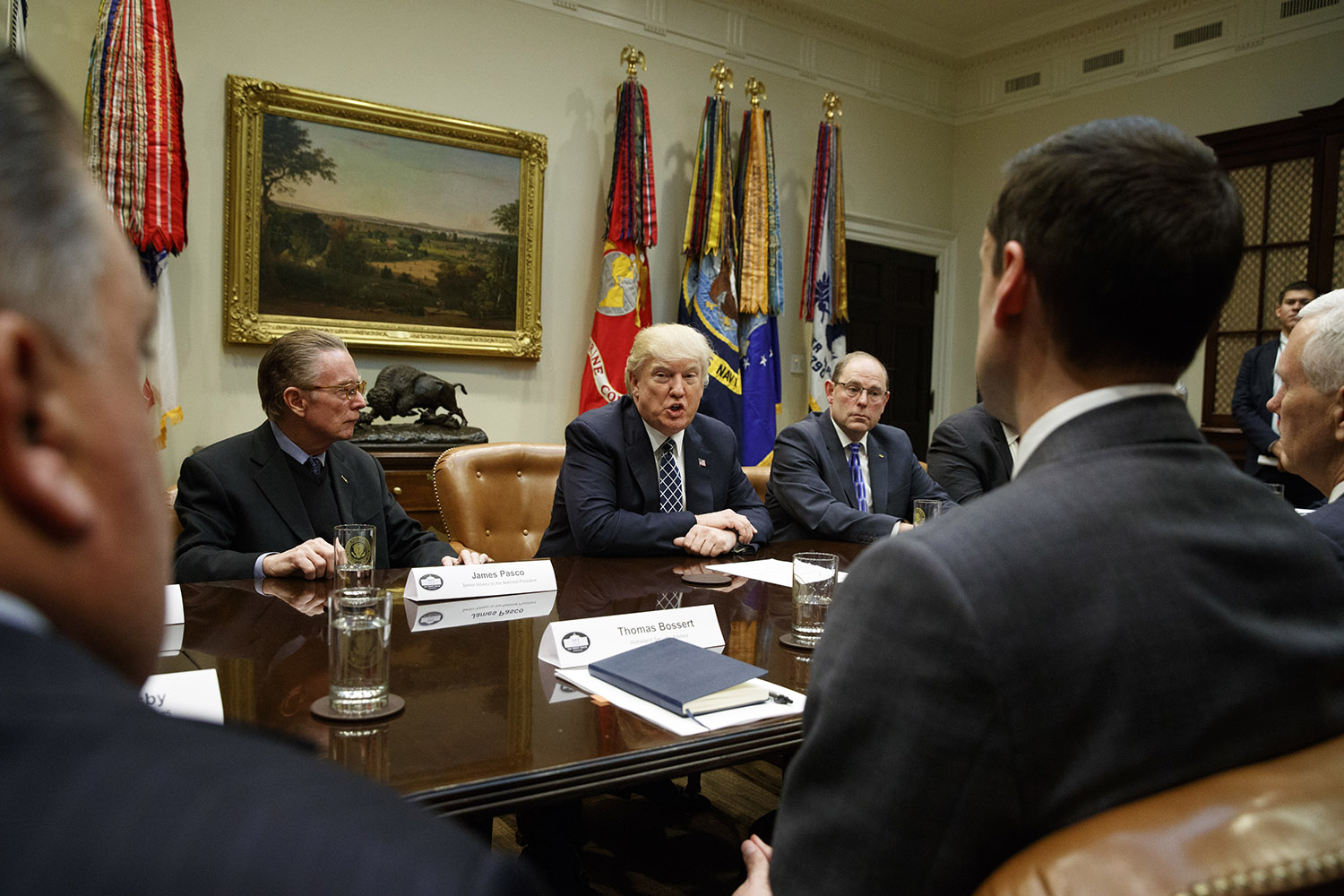 Cops praise Trump after meeting on violent crime
