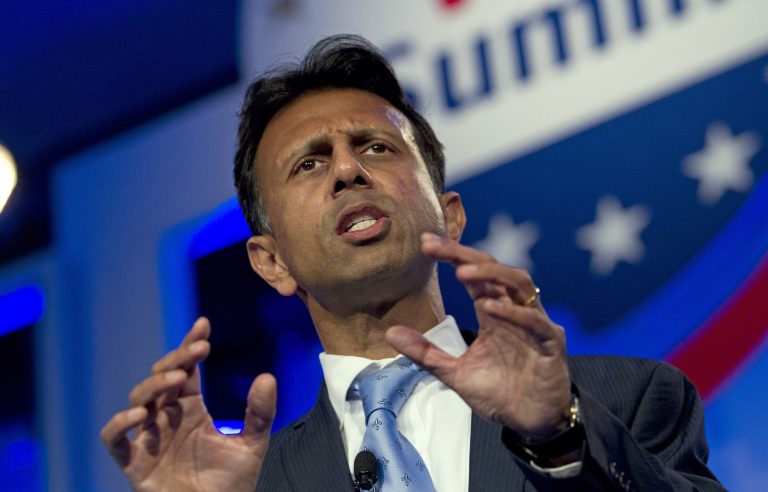Louisiana Gov. Bobby JindalÂ called out congressional Republicans for a lack of fight against the Iran deal, Planned Parenthood and President Barack Obama's executive amnesty from last year.Â (AP Photo/Jose Luis Magana)
