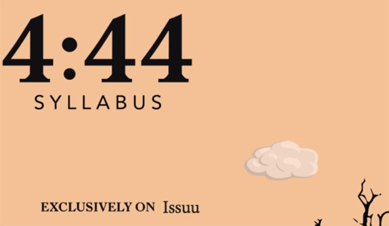 Cover of the Jay Z inspired syllabus (from Issuu).