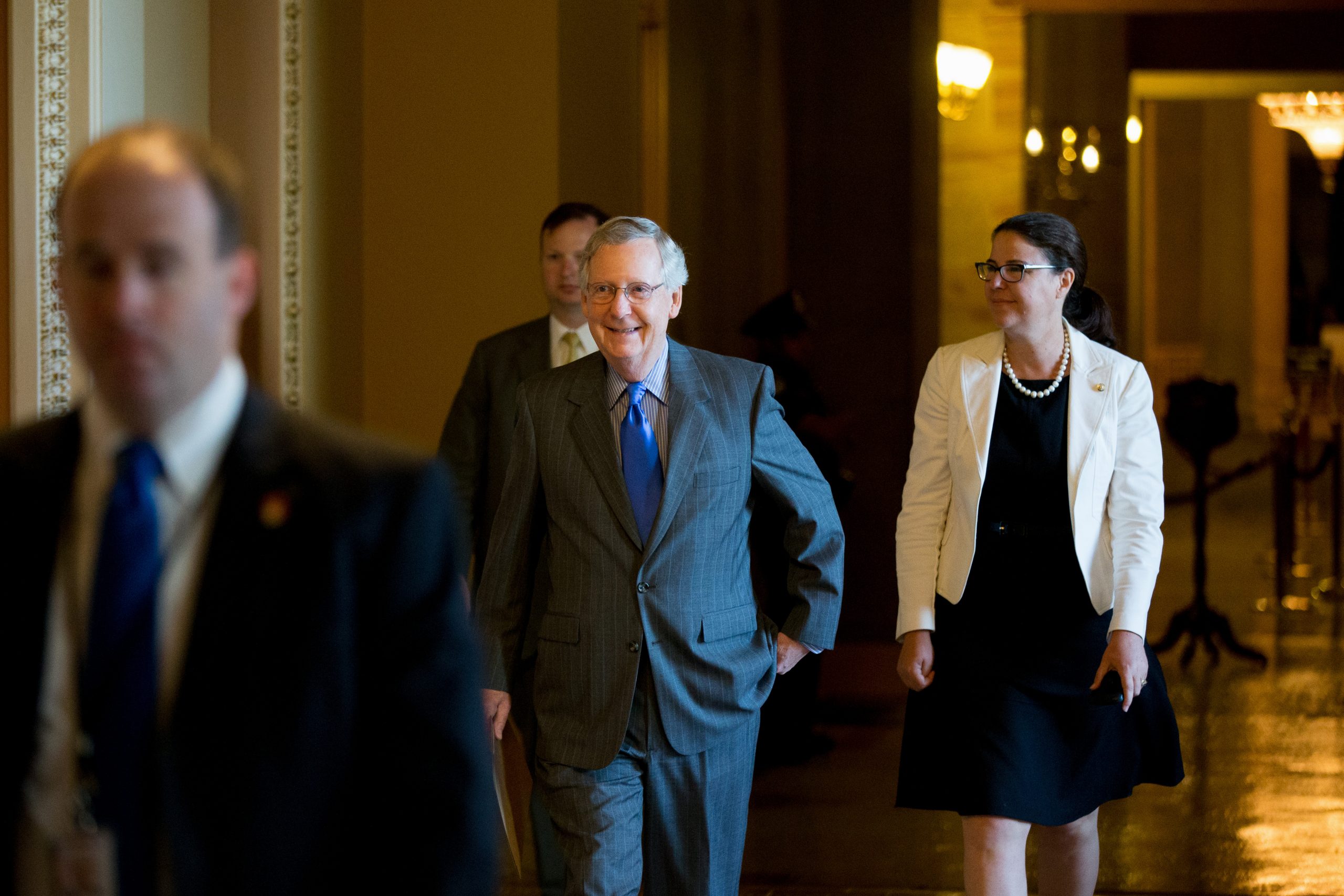 McConnell tests his limits with spy bill amendments