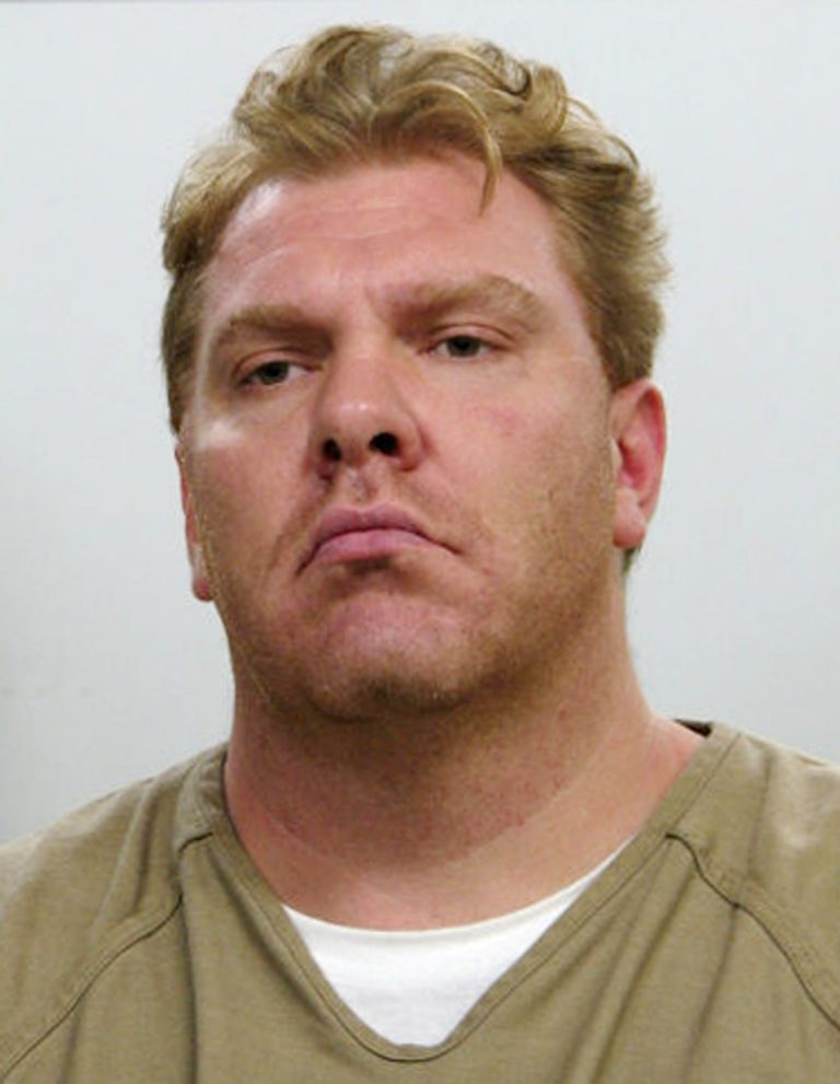 This undated photo provided by the Cook County Sheriff's Department shows 37-year-old George Krueger. The sheriff's department says Krueger, of Blue Island, Ill., was arrested Thursday, Oct. 2, 2014, at the Cook County jail on charges of solicitation of murder and solicitation of murder for hire. Krueger has been in jail since August on charges of telephone harassment, criminal trespass and criminal damage to property. The sheriff's department says investigators learned of the alleged plot in September. He has been charged with allegedly trying to hire someone to kill a witness in his case. (AP Photo/Cook County Sheriff's Department)