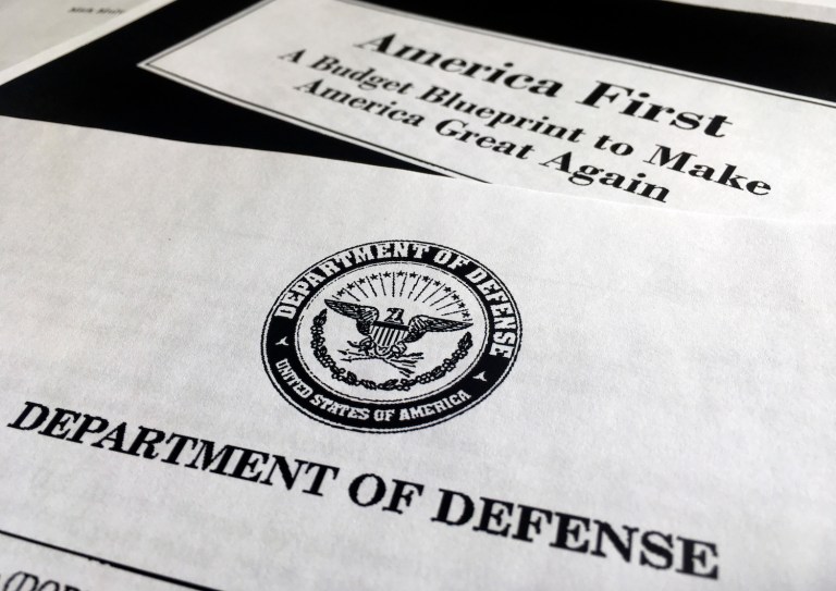 That means debate over President Donald Trump's promised buildup and the defense budget for 2018 could be shelved until Congress starts working on the fiscal year 2018 appropriations plan. (AP Photo/Jon Elswick)