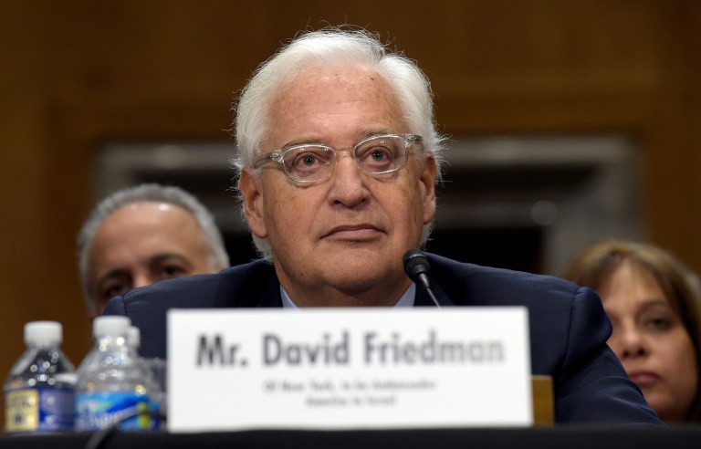 Friedman's nomination was relatively controversial, and he didn't have the support of Democrats. (AP Photo/Susan Walsh)