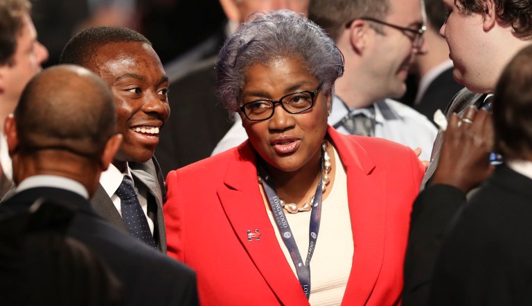 Then-Democratic National Committee interim chair Donna Brazile's interest in finding a new nominee found an echo among other Democratic leaders after Hillary Clinton fainted at an event commemorating the Sept. 11, 2001 terrorist attacks. (Joe Raedle/Pool via AP)